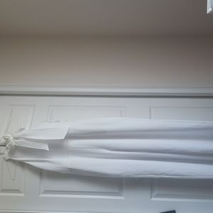 Vince Camuto Bow Neck Stretch Crepe Jumpsuit